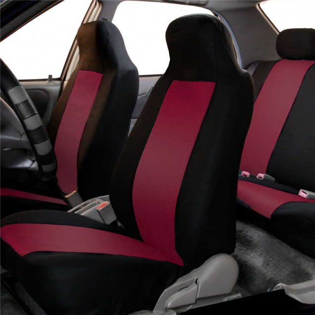 Chevrolet Traverse 2014 Classic Cloth Seat Covers front Set