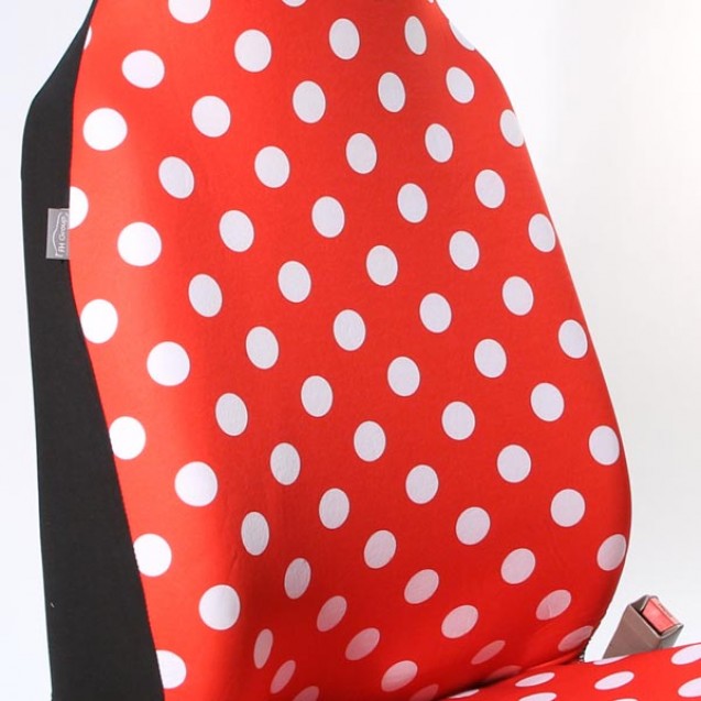 Chevrolet Traverse 2014 Polka Dot Seat Covers front Set