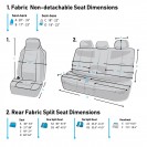 Toyota Camry 2018 Neo-Modern Neoprene Seat Covers full Set