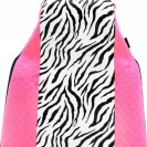 Toyota Camry 2013 Zebra Velour Seat Covers full Set