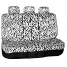 Toyota Camry 2013 Zebra Velour Seat Covers full Set