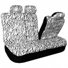 Toyota Camry 2013 Zebra Velour Seat Covers full Set