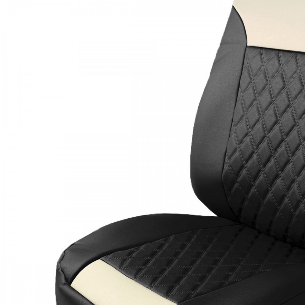 Jeep Patriot 2010 Deluxe Faux Leather Seat Cushions front Set
