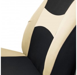 Ford Fusion 2017 Light & Breezy Flat Cloth Seat Covers front Set