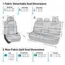 Toyota Camry 2006 Full Set Seat Covers Striking Striped