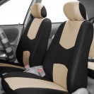 Ford Fusion 2017 Multifunctional Flat Cloth Seat Covers front Set