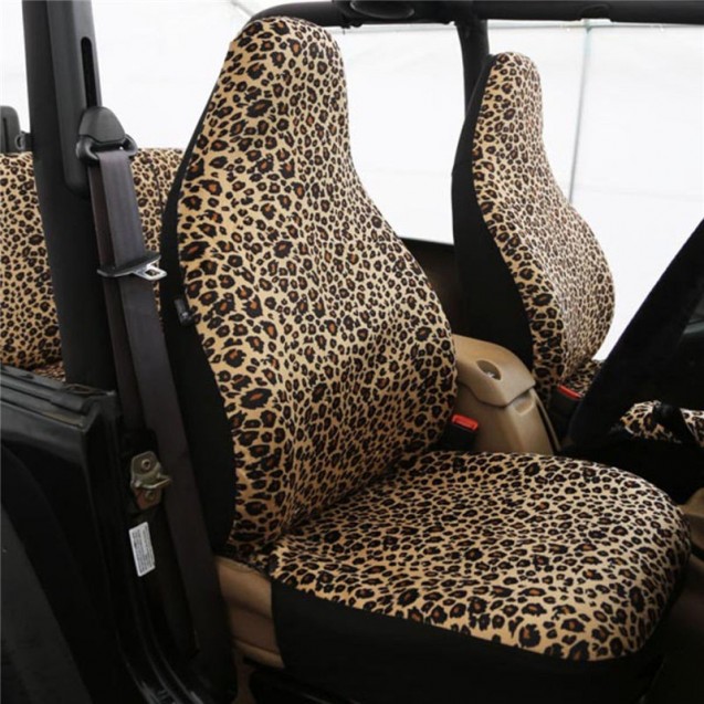 Chevrolet Impala 2007 Classic Leopard Seat Covers front Set