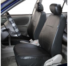 Dodge Challenger 2009 Premium PU Leather Seat Covers front Set