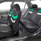 Toyota Camry 2018 Varsity Spirit PU Leather Seat Covers full Set