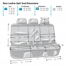 Toyota Camry 2006 Deluxe Leatherette Seat Covers Rear Set