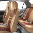 Toyota Camry 2012 Tortoise shell Textured Leather Seat Covers full Set