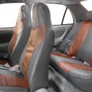 Toyota Camry 2012 Tortoise shell Textured Leather Seat Covers full Set