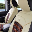 Chevrolet Impala 2019 Premium Leather Seat Covers front Set with rosewood beads