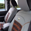 Chevrolet Impala 2019 Premium Leather Seat Covers front Set with rosewood beads