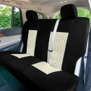 Diamond Stitched Flat Cloth Car Seat Covers – Full Set