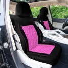 Diamond Stitched Flat Cloth Car Seat Covers – Full Set