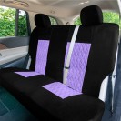 Diamond Stitched Flat Cloth Car Seat Covers – Full Set