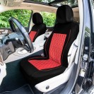 Diamond Stitched Flat Cloth Car Seat Covers – Full Set