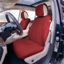 Grande70 Luxe Faux Leather Car Seat Covers with Sleek Pattern – Front Set TP70001