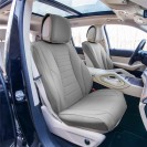 Grande70 Luxe Faux Leather Car Seat Covers with Sleek Pattern – Front Set TP70001