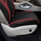 Hybrid70 Deluxe Faux Leather Car Seat Covers with Modern Pattern – Front Set TP70003
