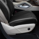 Hybrid70 Deluxe Faux Leather Car Seat Covers with Modern Pattern – Front Set TP70003